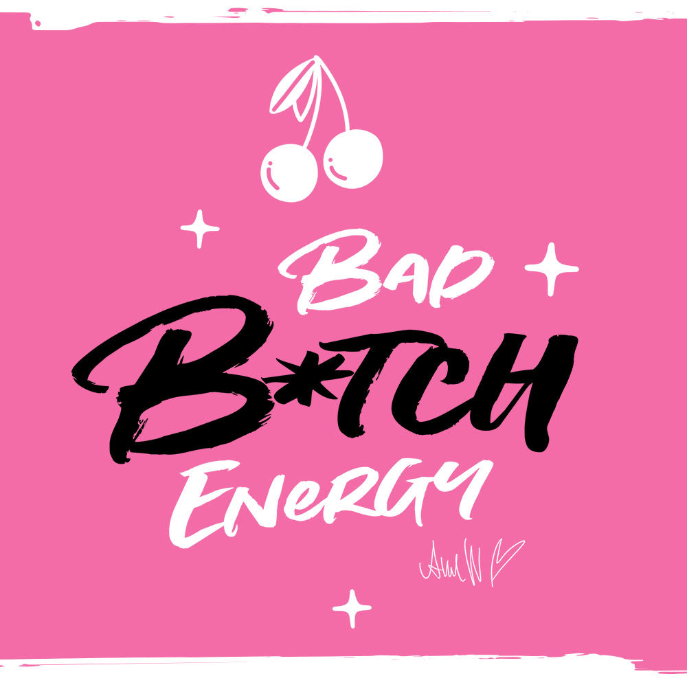 Bad B*tch Energy – Statement Hoodie pink