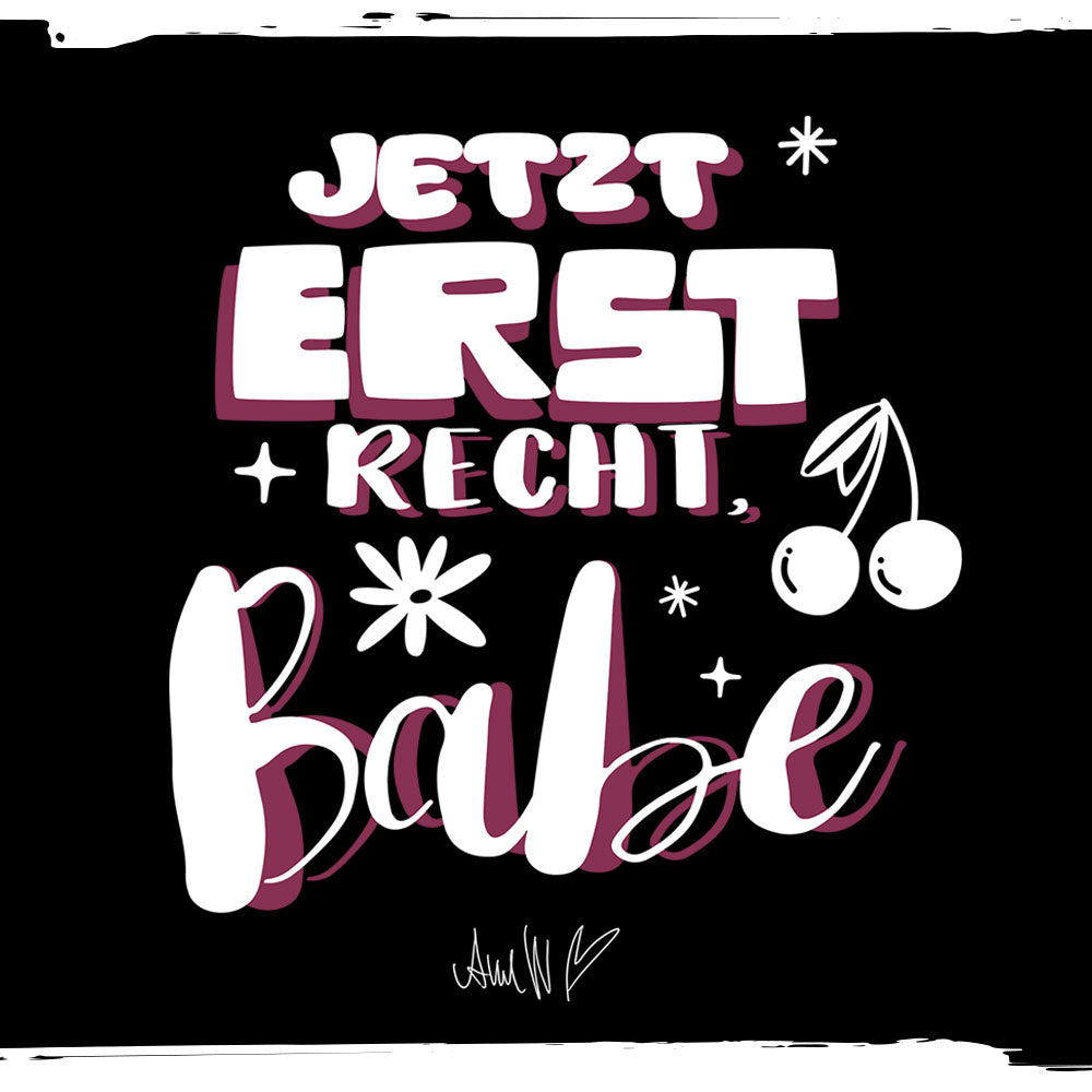 JETZT ERST RECHT BABE Hoodie pink