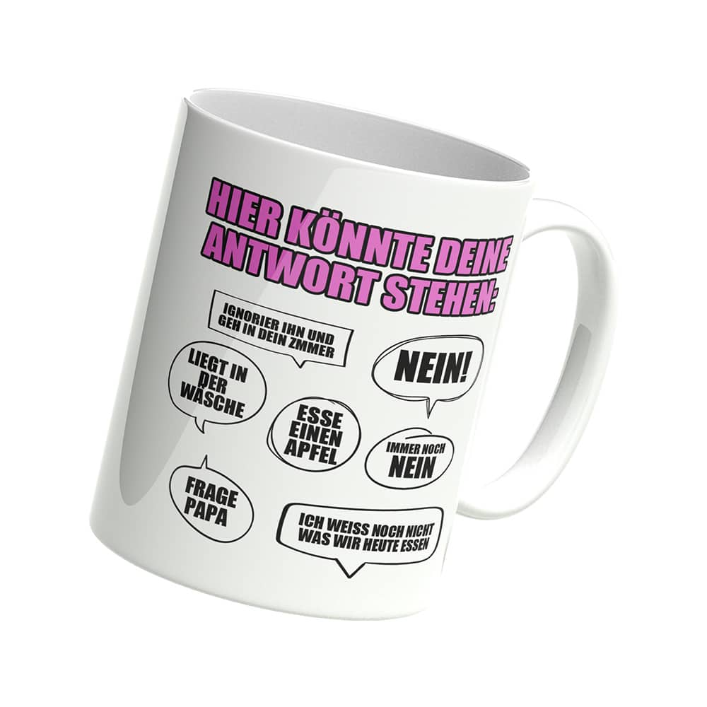 Tasse Bitte nicht stören