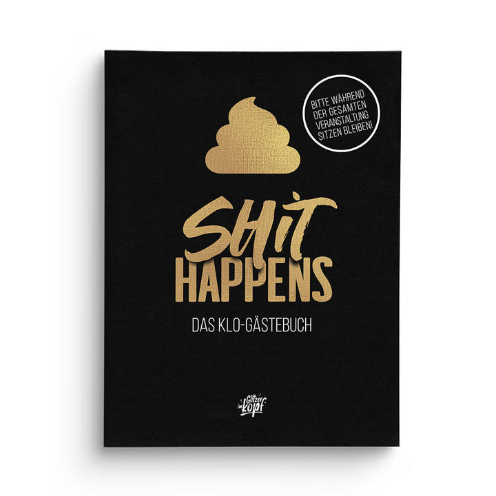 Shit Happens Klo-Gästebuchblock