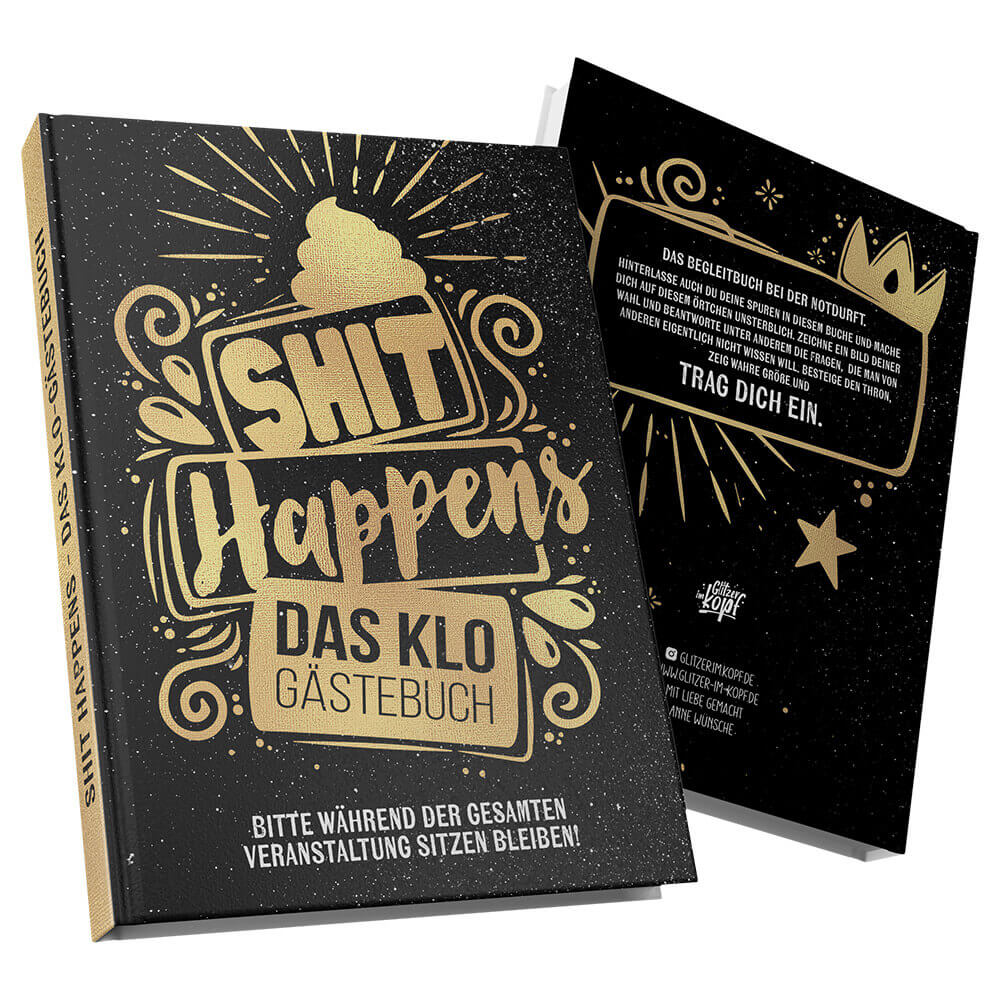 Shit Happens Klo-Gästebuch