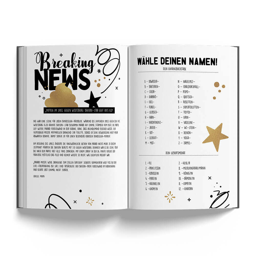 Shit Happens Klo-Gästebuch